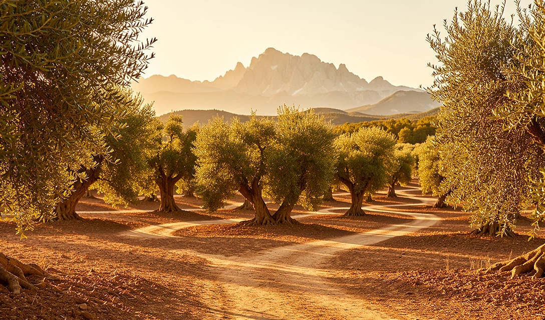 Paseos entre olivos